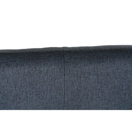 Kopfende des Betts DKD Home Decor Blau Polyester Holz MDF (159 x 8 x 119 cm)