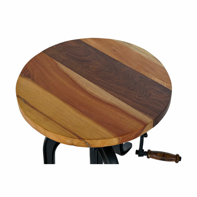 Beistelltisch DKD Home Decor Schwarz natürlich Holz Metall 45 x 45 x 42 cm