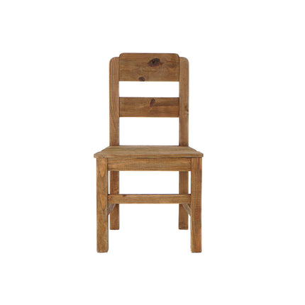 Esszimmerstuhl DKD Home Decor Braun Recyceltes Holz Kiefer (48,5 x 51 x 89 cm)
