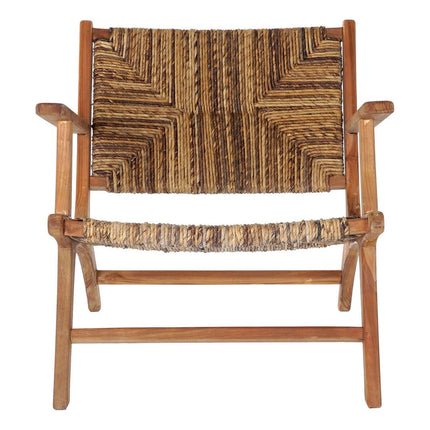Sessel DKD Home Decor 70 x 78 x 68 cm natürlich Teakholz Alpino