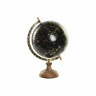 Terraqueo-Globus DKD Home Decor 20 x 20 x 33 cm Schwarz Gold Braun Kolonial
