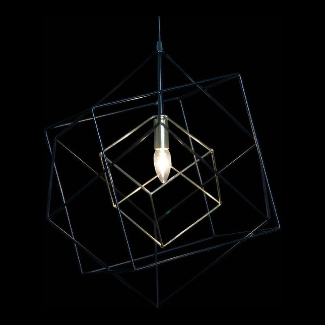 Deckenlampe DKD Home Decor 8424001823604 Schwarz Gold Metall 220 V 25 W Moderne (52 x 52 x 53 cm)