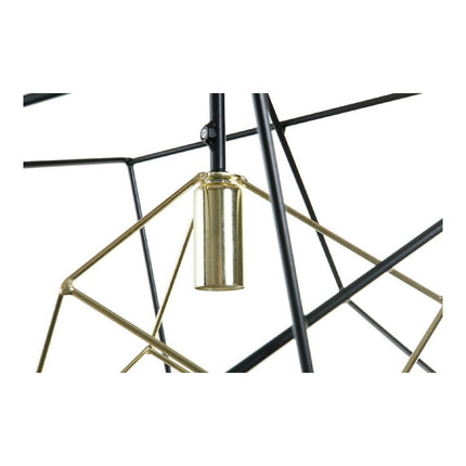 Deckenlampe DKD Home Decor 8424001823604 Schwarz Gold Metall 220 V 25 W Moderne (52 x 52 x 53 cm)