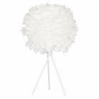 Tischlampe DKD Home Decor Weiß Metall Feder (42 x 42 x 60 cm)