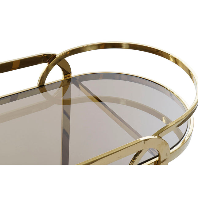 Mehrzweckwagen DKD Home Decor Kristall Gold Stahl (85 x 46,5 x 80,5 cm)