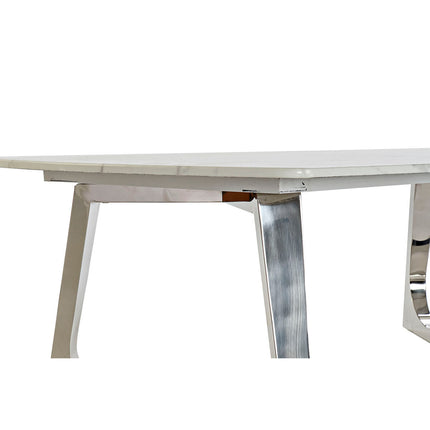 Beistelltisch DKD Home Decor Marmor Stahl (127 x 70 x 43 cm)