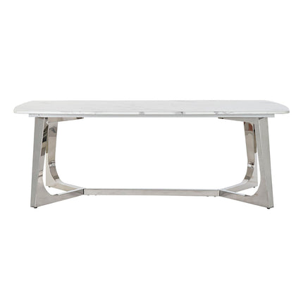 Beistelltisch DKD Home Decor Marmor Stahl (127 x 70 x 43 cm)