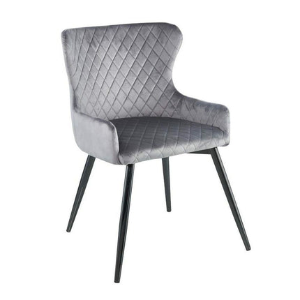 Stuhl DKD Home Decor Metall Polyester (65 x 55 x 82 cm)