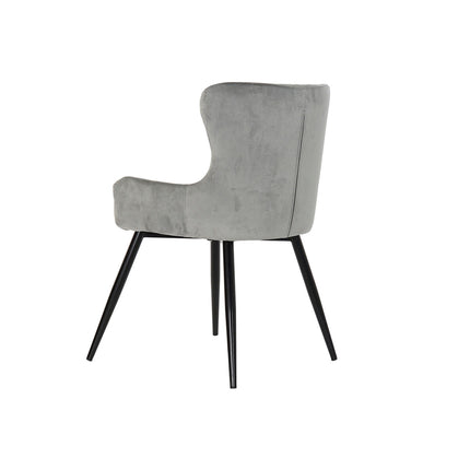 Stuhl DKD Home Decor Metall Polyester (65 x 55 x 82 cm)
