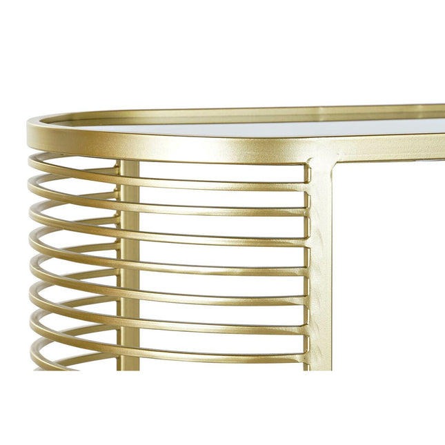 Konsole DKD Home Decor Kristall Gold Metall (106,5 x 31 x 79,5 cm)