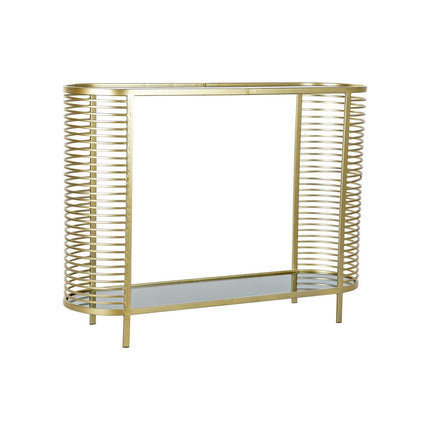 Konsole DKD Home Decor Kristall Gold Metall (106,5 x 31 x 79,5 cm)