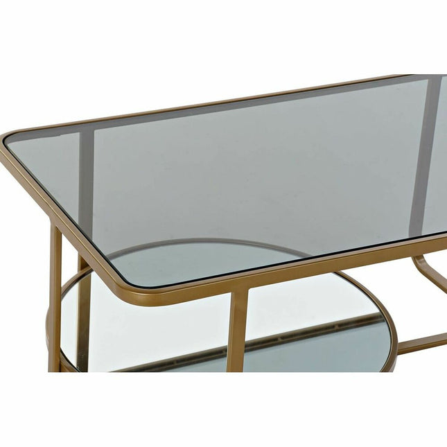 Couchtisch DKD Home Decor Kristall Metall (90 x 50 x 35 cm)