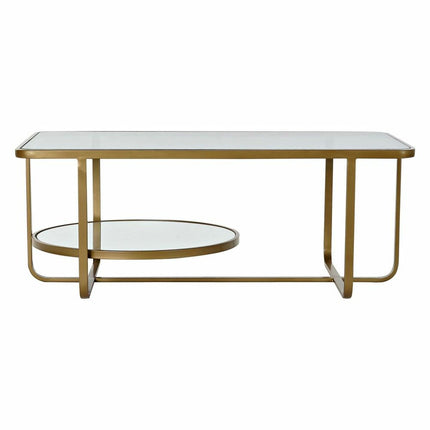 Couchtisch DKD Home Decor Kristall Metall (90 x 50 x 35 cm)