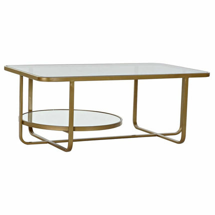 Couchtisch DKD Home Decor Kristall Metall (90 x 50 x 35 cm)