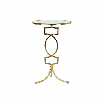Beistelltisch DKD Home Decor Spiegel Gold Metall (41 x 41 x 64 cm)