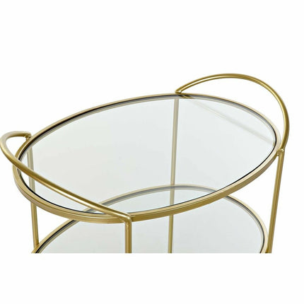 Tevogn DKD Home Decor Kristall Gold Metall (69 x 45,5 x 76 cm)