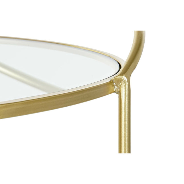 Tevogn DKD Home Decor Kristall Gold Metall (69 x 45,5 x 76 cm)