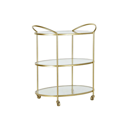 Tevogn DKD Home Decor Kristall Gold Metall (69 x 45,5 x 76 cm)