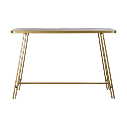 Konsole DKD Home Decor Gold Metall Holz (120,5 x 40 x 80 cm)
