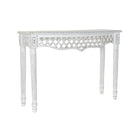 Konsole DKD Home Decor Weiß Mango-Holz (108 x 38 x 77 cm)