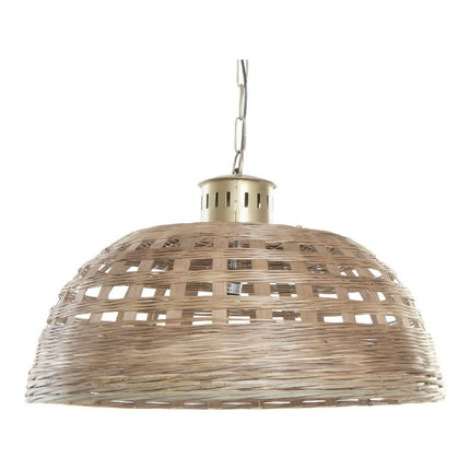 Deckenlampe DKD Home Decor 72 x 72 x 44 cm Gold Metall Braun korb 220 V 50 W