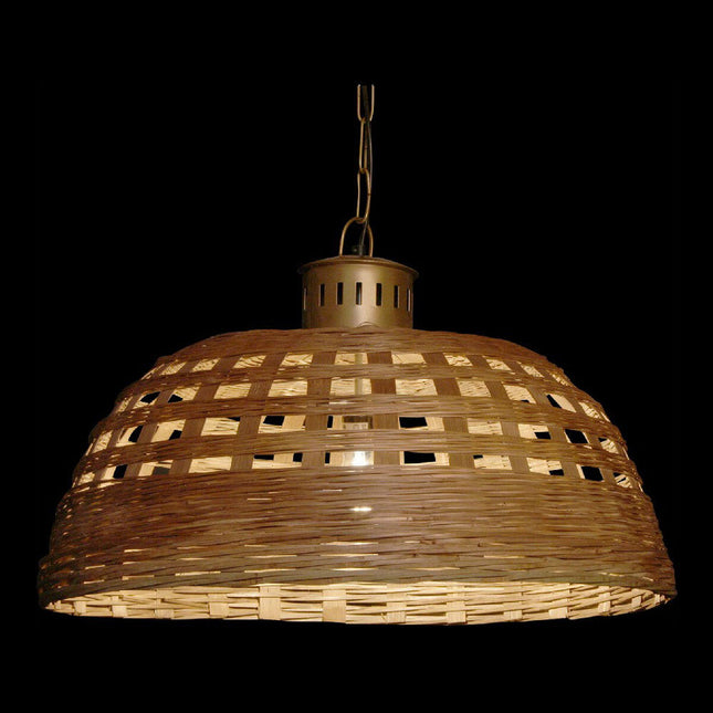 Deckenlampe DKD Home Decor 72 x 72 x 44 cm Gold Metall Braun korb 220 V 50 W