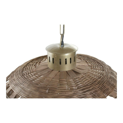 Deckenlampe DKD Home Decor 72 x 72 x 44 cm Gold Metall Braun korb 220 V 50 W