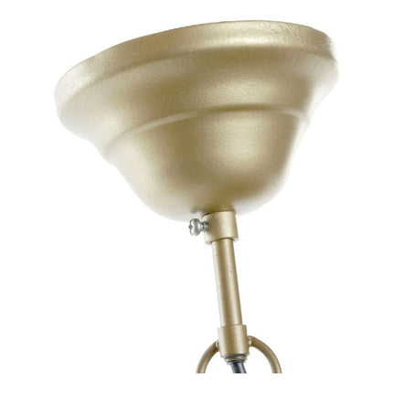 Deckenlampe DKD Home Decor 72 x 72 x 44 cm Gold Metall Braun korb 220 V 50 W
