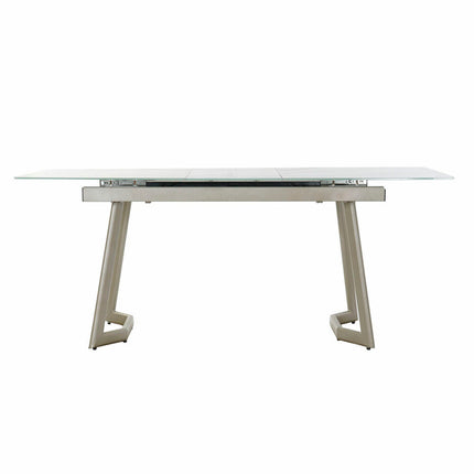 Esstisch DKD Home Decor Kristall Gold Metall Weiß (140 x 80 x 76 cm)