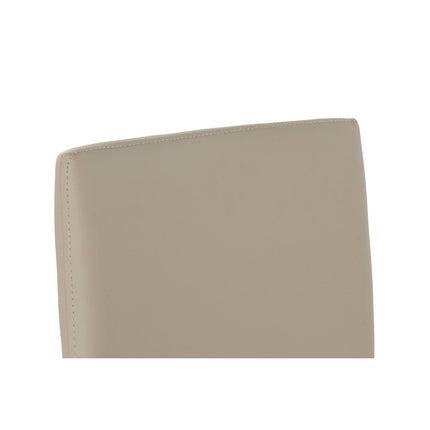 Esszimmerstuhl DKD Home Decor Beige Metall Polyester (41 x 55 x 96 cm)