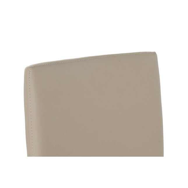 Esszimmerstuhl DKD Home Decor Beige Metall Polyester (41 x 55 x 96 cm)