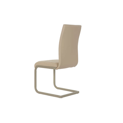 Esszimmerstuhl DKD Home Decor Beige Metall Polyester (41 x 55 x 96 cm)