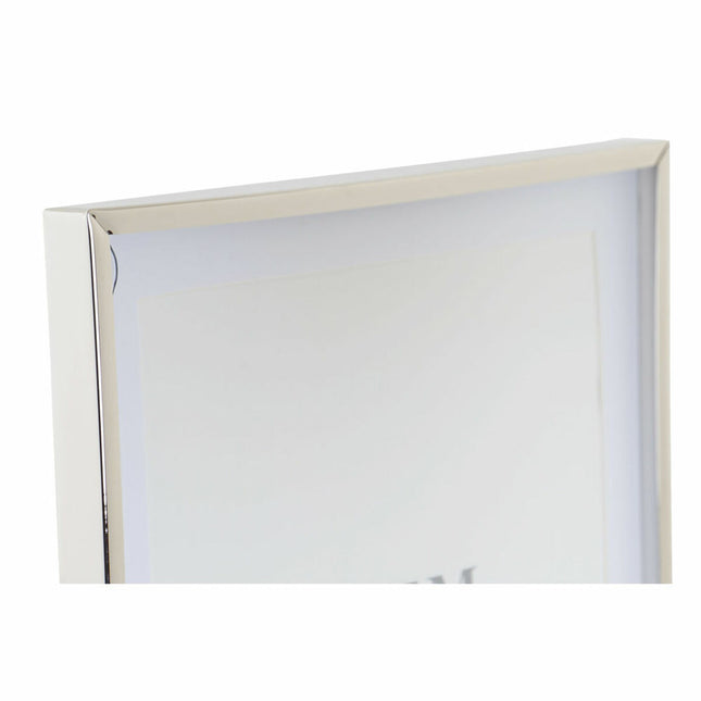 Fotorahmen DKD Home Decor 25 x 2 x 30 cm Kristall Silberfarben Metall