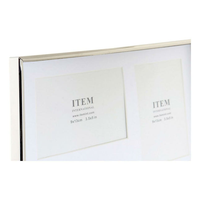 Fotorahmen DKD Home Decor Kristall Silberfarben Metall 29 x 2 x 29 cm Traditionell