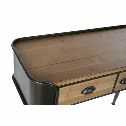 Konsole DKD Home Decor 103 x 38 x 82,5 cm Tanne natürlich Grau Metall