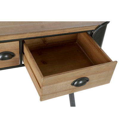 Konsole DKD Home Decor 103 x 38 x 82,5 cm Tanne natürlich Grau Metall