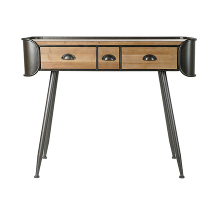 Konsole DKD Home Decor 103 x 38 x 82,5 cm Tanne natürlich Grau Metall