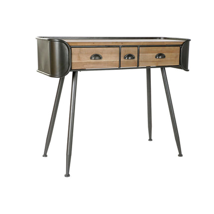 Konsole DKD Home Decor 103 x 38 x 82,5 cm Tanne natürlich Grau Metall