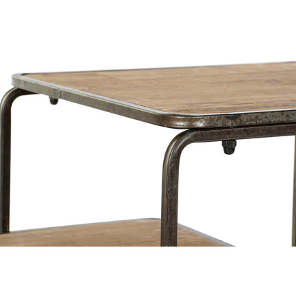 Eingangsbereich DKD Home Decor 44 x 100 x 183 cm Schwarz Metall Braun Kiefer