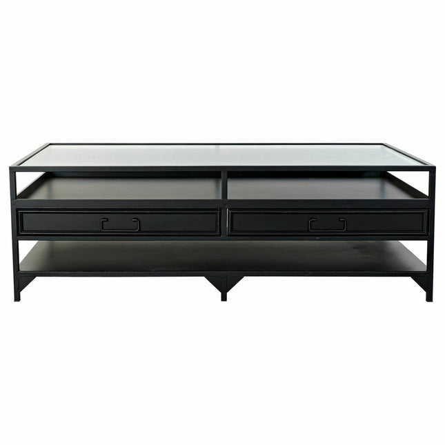 Couchtisch DKD Home Decor Metall Kristall (120 x 60 x 40 cm)