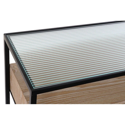 Konsole DKD Home Decor Schwarz Holz Metall (100 x 38 x 80 cm)