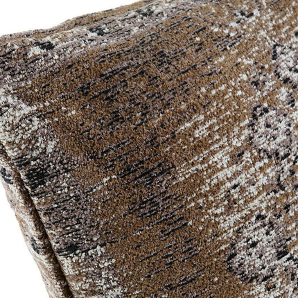 Kissen DKD Home Decor 8424001832477 Schwarz Beige 45 x 12 x 45 cm Hellbraun