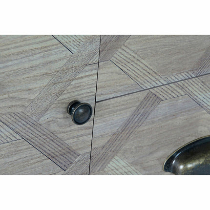 Schubladenschrank DKD Home Decor natürlich Schwarz MDF (60 x 30 x 56 cm)