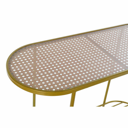 Konsole DKD Home Decor Kristall Gold Eisen (99,5 x 38 x 80 cm)