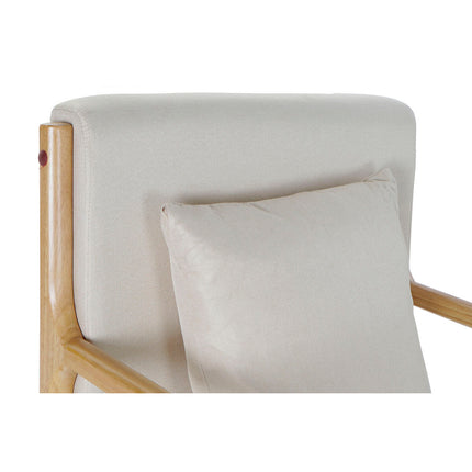 Sessel DKD Home Decor 65 x 77 x 73 cm Beige Holz MDF