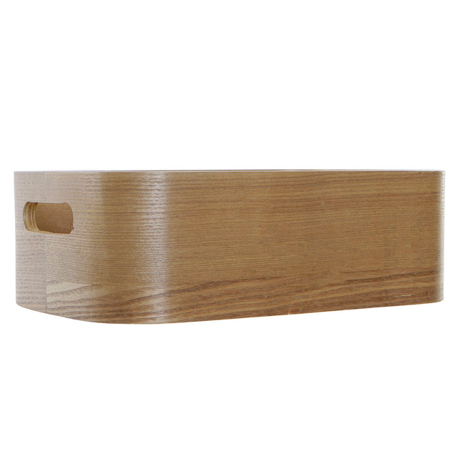 Set dekorativer Karten DKD Home Decor Scandi Holz MDF (35,5 x 25 x 10 cm)