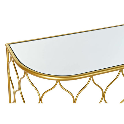 Konsole DKD Home Decor Spiegel Gold Metall (110 x 32 x 78 cm)