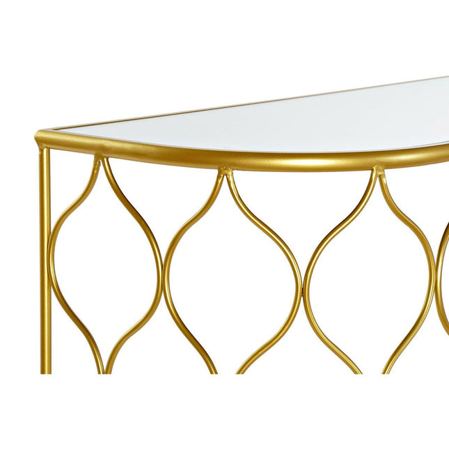 Konsole DKD Home Decor Spiegel Gold Metall (110 x 32 x 78 cm)