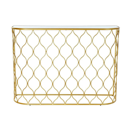 Konsole DKD Home Decor Spiegel Gold Metall (110 x 32 x 78 cm)