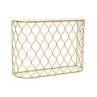 Konsole DKD Home Decor Spiegel Gold Metall (110 x 32 x 78 cm)